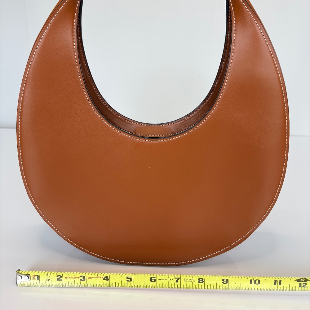 Staud Moon Bag in brown leather. Authentic. - Picture 12 of 14